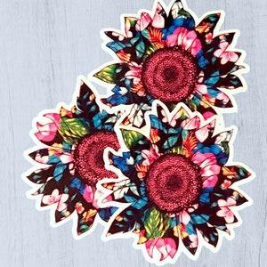 Sunflower Stickers for Women, Sunflower Decor, Stickers for Teens, Stickers for Adult, Sunflower Gift for Friend, Cute Gift for Girlfriend,