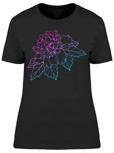 Peony Flower Floral Sketch Tee Women's -Image by Shutterstock