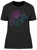 Peony Flower Floral Sketch Tee Women's -Image by Shutterstock