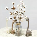 Decorative Dried Cotton Flowers Gypsophila Home Ornament Branch Bridesmaid...
