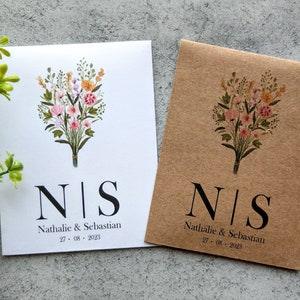 Bulk Wedding Favors for Guests, Seed Envelopes Party Favors, Seed Packets for Funreal, Personalized Eco-friendly Seeded packet
