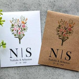 Bulk Wedding Favors for Guests, Seed Envelopes Party Favors, Seed Packets for Funreal, Personalized Eco-friendly Seeded packet