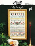 "LILY SAMPLER" Alphabet Victorian Floral Cats Cross Stitch Pattern Leaflet 6