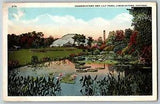 Illinois, Chicago - Conservatory And Lily Pond 1920 - Vintage Postcard - Posted