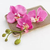 Pink Orchid Set | Blossoms & Bud | Wedding Orchid | Flower Crown | Millinery Flowers | Hair Accessory | Tropcial Flowers | Blue Hutch. OR34