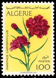 ALGERIA 498 - Garden Flowers "Carnations" (pb70602)