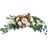 Artificial Flower Swag 30 Inch Rose Peony Swag Arch Wreath Centerpiece for