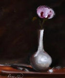Demenko Natalia abstract Flowers  PINK PEONY Oil painting UKRAINE