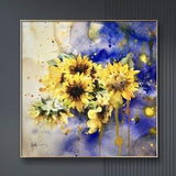 PRINT from original watercolor painting | Sunflowers | wall decor | wall art