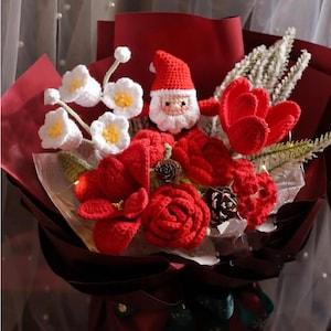 Crochet rose bouquets,an Thanksgiving Christmas anniversary  wedding graduation birthday gifts, Gifts for your mother friends  honey teacher