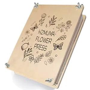Hzmuma Large Flower Press Kit 10 Layers 11.8 x 8.3 Inches DIY Wood Flower Lea...