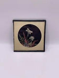 Vintage Taxidermy Pressed Flowers Of New England Round Format See Desc***