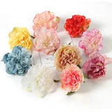 10X Silk Peony Roses Flower Head Wedding Bouquet Party Shower Garland Home Decor