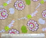 1/4 yard 9" x 44" cotton fabric Naturella Carnations Art Gallery Fabrics floral