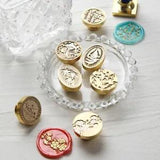 Flower Plants Wax Stamp Sealing 25mm Head Sealing for Envelope Invitation Cards