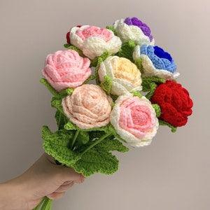 VALENTINES DAY Crochet Rose| Gift for Valentines Day | Gift for wife | Anniversary Gift | Birthday Gift |Forever Flower