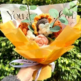 Christmas gift-Knitted mix bouquet,crochet flower bouquet,crochet Lily bouquet,crochet flower,valentine's day gift,gifts for her,new year