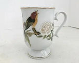 Shafford Chinese Garden Peony Flower and Bird 10 Oz Coffee Mug