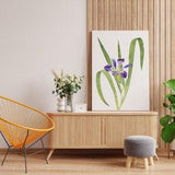 Flower Print Wall Art 50x70 cm, Orchid Flower, Living Room Decor, Deco Wall, Fine Art Print
