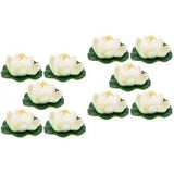 10floating flowers Pcs foam lotus flower pond decor artificial floating