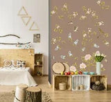 3D Peony Flower Branch 33860NA Wallpaper Wall Murals Removable Wallpaper Fay
