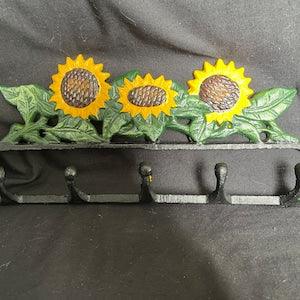 Iron Sunflower Hooks