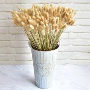 DRIED GRASS TAIL RABBIT NATURAL FLOWERS BOUQUET BUNNY HOME DECOR DECORATIONS