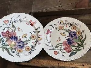 Wedgwood Damaged Lot Various Pieces  Floral Vintage Ranunculus Made In England