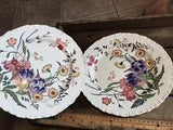 Wedgwood Damaged Lot Various Pieces  Floral Vintage Ranunculus Made In England