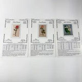 Lot of 3 Lilac Studio White Calla Lilies Salmon, Pink Rosebud Cross Stitch Chart