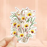 Dendrobium Falconeri Sticker, Orchid Flower Sticker, Die Cut Sticker, Water Bottler Sticker, Laptop Decal, Vinyl Sticker, Plant Stickers