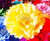 USA SELLER Hair Fashion Fabric Flower Clip Brooch Rose Peony Lady Yellow shoes