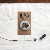 Floral Pin | Rose Bouquet Pinback Button