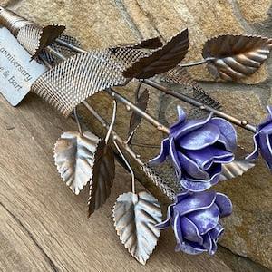 Bouquet, rose bouquet, iron gift, wife, spouse, woman, wedding bouquet, 6th anniversary, bridal bouquet, iron gift, wedding flower,iron rose