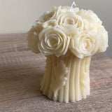 Rose bouquet candle flower bouquet candle