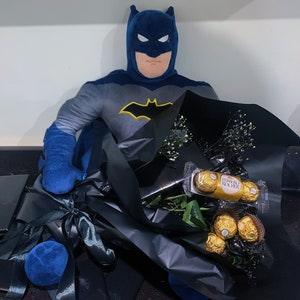 Batman Theme - Black Rose Bouquet