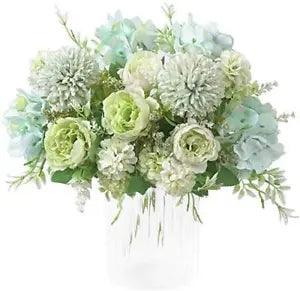 ?OHYGGE Tribe Glare Artificial Flower Silk Peony Bouquets Hygrangea  Set of 2