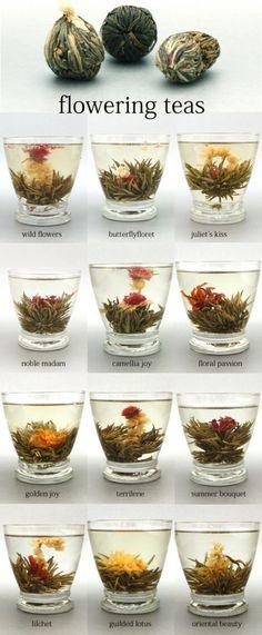 Flowering Teas Balls - When steeped in hot water, it slowly blossom into a bouquet of breathtaking shapes and exquisite flavors - The Homestead Survival Flower Delivery