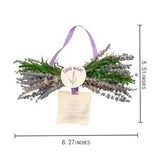 Dried Lavender Flowers Wall Hanging - Boho Living Room Decor and Bedroom Wall
