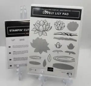 Stampin Up Lovely Lily Pad Photopolymer Stamps & Lily Pad Dies 152288 / 152315