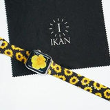 Apple Watch Band, Handmade Silicon iWatch Strap For 38mm, 40mm, 41mm, 42mm, 44mm, 45mm, Women Fashion Leopard, Sunflower IWatch Wristband