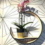 Wooden Wall Plant Shelf| Floating Flower Shelf| Orchid Shelf| Gift for Mom|KHLORIS 14???