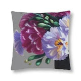 Beautiful January Birth Flower  Carnation and Snowdrop Decorator Pillow
