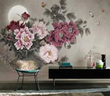 3D Peony Flower 22689NA Wallpaper Wall Murals Removable Wallpaper Fay