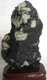 New ListingBONSAI  SUISEKI PEONY STONE -100%NATURAL GREEN PEONY BLOSSOM ON UNIQUE ANIMAL