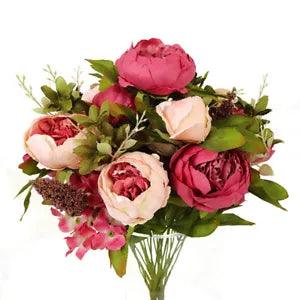 Artificial Peony Flowers Home Decoration Peony Silk Artificial Flower...