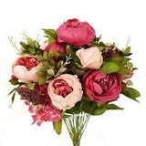 Artificial Peony Flowers Home Decoration Peony Silk Artificial Flower...