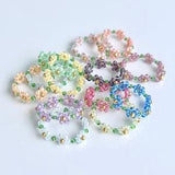 Beaded Flower Ring | Daisy Bracelet | Beaded Flower Necklace