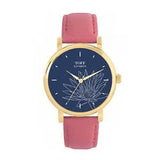 Toff London TLWS-17653 Ladies Grey Water Lilies Flower Watch