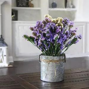 Dried Flowers Bundles Forget Me Not with Stems Natural Dried Flowers Purple